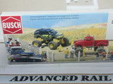 INDUSTRIAL STYLE CHAIN LINK FENCE w/ GATES - 39 inches HO Scale PLASTIC KIT NEW Model