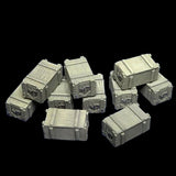 1/35 Ammo Boxes Military Accessory RESIN FIGURE MODEL KIT Unassembled Unpainted Model