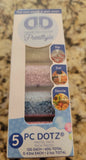 DIAMOND DOTZ Freestyle Pastel Pack 5 x 12g Jars Painting Drills Blue Pink Green Model