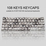 Anime GMKWTL 108 Keys PBT Keycaps XVX Japanese Custom Backlit Keycaps OEM Pro... Model