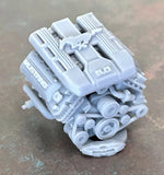 Resin ??Mustang 5.0?? Modern Ford Engine for scale model cars, 1/24 1/25 Model