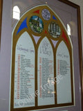 Photo 6x4 Wisborough Green St Peter ad Vincula- incumbency board  c2010 Model
