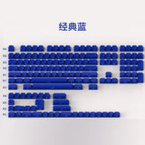 Classic Blue Side-Engraved  145-Key Mechanical Keyboard Keycaps (Cherry Height) Model