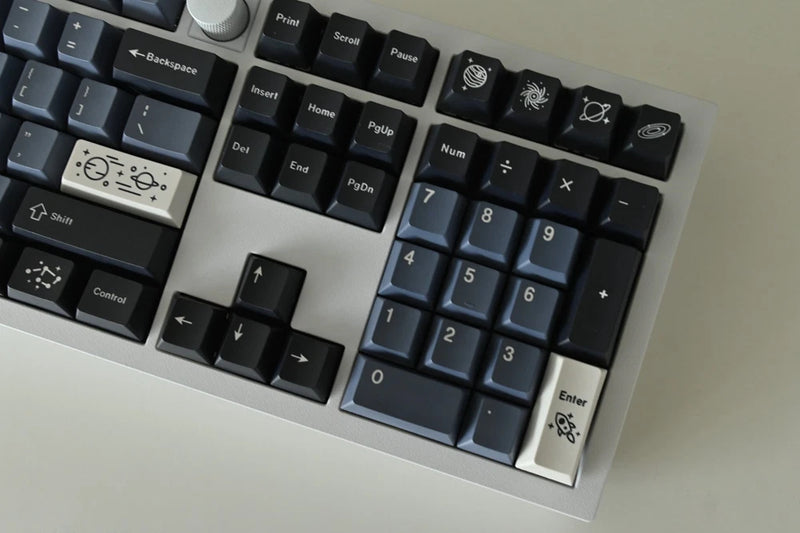 Dark Galaxy Universe Outer Space Keycap for Mechanical Keyboard Model