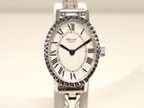 VINTAGE LUXURY WHITE GOLD PLATED SWISS LADIES WATCH "CHOPARD"(NOT ORIGINAL CASE) Model