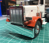 Model Truck Polished Aluminum Bent End Bumper 1/25 Scale Peterbilt, Kenworth Model
