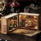 Wooden Miniature Doll House 3D Puzzle Assembly Building Model Small Room Kit Toy Model
