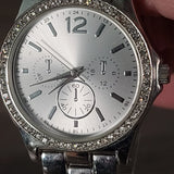 FMDLFS033 MODEL IF184 Men's Watch Silver Color Working Condition Stainless Steel Model