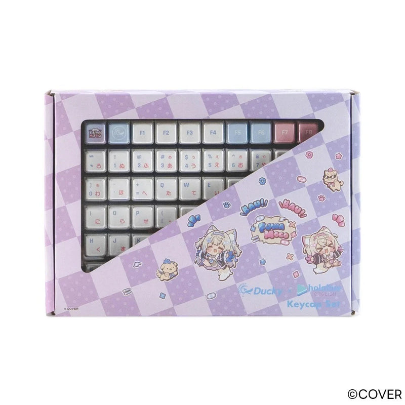Ducky x hololive English FUWAMOCO PBT Keycap Set US ANSI Layout Limited 132 Keys Model