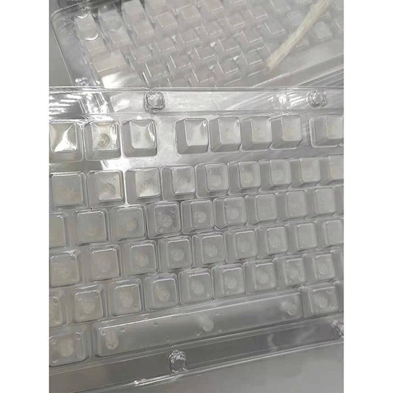 ABS Non-cutting Mechanical Keycaps with Full-penetration Keys One Set #HELG Model