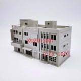 S Scale 1/64 Buildings Train Railway Layout Modern DIY Model House Hut Scene A-F Model