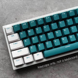PBT Double-shot Keycap Set 117keys Mars Green for Cherry MX Mechanical Keyboards Model
