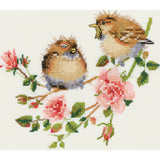 Heritage counted cross stitch kit Aida "Rose Chick-chat (A)", VPRO778-A, 15x13,5 Model