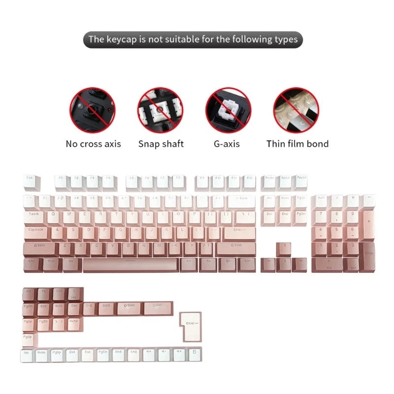 Customizable PBT Keycaps OEM Profile for MX Mechanical Keyboards KeyCaps Model