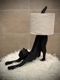 3D Printed Stretching Cat Toilet Paper Holder For Bathroom Figurine Model