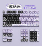 Cartoon Kuromi PBT MOA Keycaps Key capFor Mechanical Keyboard 112 Keys Model