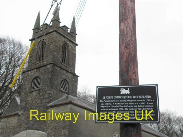 Photo Church - St John's Church of Ireland and information board  c2012 Model
