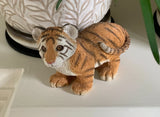Mini Resin Baby Tiger Kitten Figurine ¨C Hand Painted Cute Shelf Decor Model