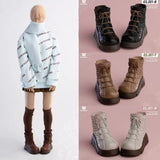 Worldbox GS001 1/6 Medium Waisted Boots Solid Shoes  Fit 12'' Female Figure Doll Model