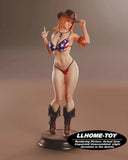 1/6 32cm Tina Armstrong 3D Print Garage Kit Figure Model Unpainted Unassembled Model