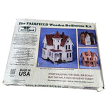 Fairfield Dollhouse Kit 1/2 Inch Scale Model Vintage Handcrafted Wood , New Box Model