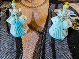 Vintage 1960s Disney Cinderella Hard Plastic Watch Display Hong Kong Cake Topper Model