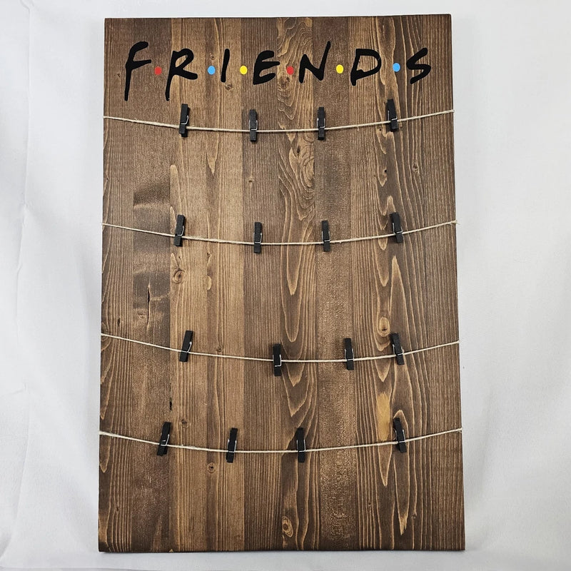Vintage FRIENDS TV Show Solid Wood Picture Hanging Collage Board Approx 24"¡Á 16"Modell