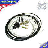5 metres Motorcycle DIY Throttle Cable Kit Neoprene Boots Nipples Ferrules Model