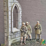 1/35 WWII German Infantry Figures Unpainted Diorama Model Kit Set Toys Model