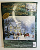 Candamar DesignsThomas Kinkade Home For The Holidays 50835 Emb Cross Stich 18x14 Model