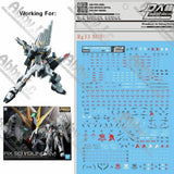 for RG 1/144 RX-93 Nu D.L Dalin WaterSlide Decal Stickers RG33 Model
