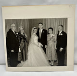 Wedding Couple Photo Vintage Black White 2 on each board 7 1/2