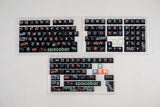 Big Legends Black Colorful Cherry Profile PBT Dye Subs Keycap Set Model