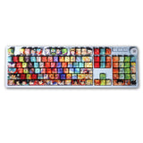 Anime Dragon Ball PBT Keyboard Keycap 108 Key for Cherry MX Mechanical Keyboard Model