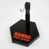 Rambo Display Stand Hexagonal 1:6 Scale Figurine Crotch Grabber Model