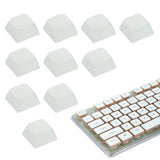 10Pcs XDA Profile Keycap Set PBT Mechanical Numeric Keypads, Gray Model