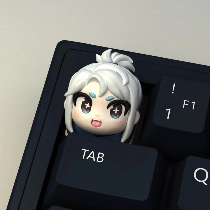 Valorant 3D Character Design Keycap Cute Collectible Gaming Gift Jett Sage Gekko Model