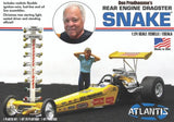 Atlantis 1/24 Don Prudhomme Snake Rear Engine Dragster Plastic Model Kit M7528 Model