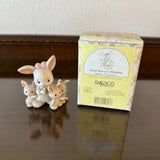 Precious Moments Some Bunnys Sleeping Figurine 115274 Enesco Rabbit Nativity 88 Model