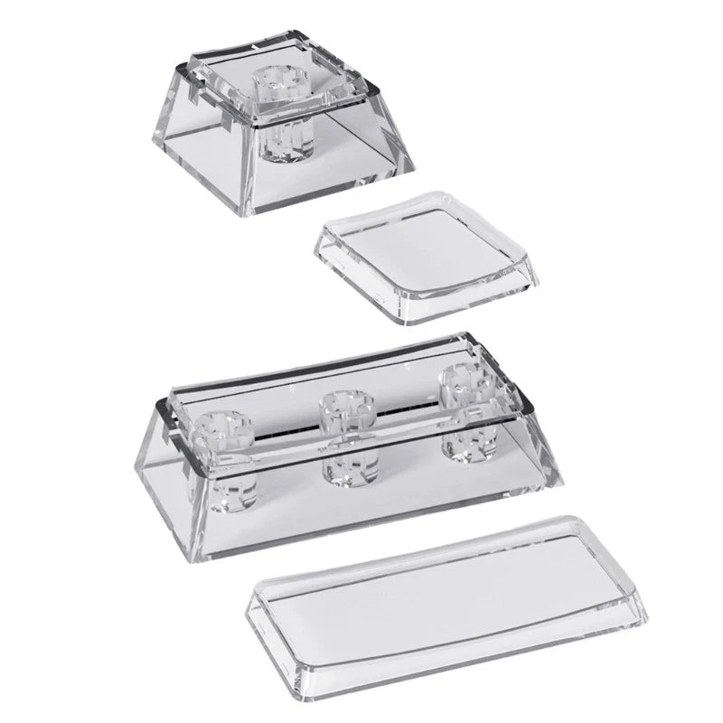 Transparency Keycaps 1U/2U Size For Most Mechanical Keyboards Slip proof Smooth Model