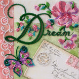 Flower Romantic Dream Bead Embroidery Kit ?C DIY Beaded Home Decor Wall Art Model