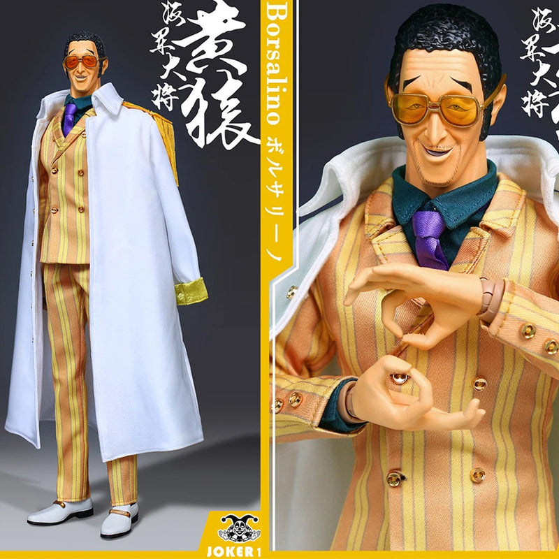 One Piece Admiral Navy Borsalino 1/6 Action Figure Model Collection 12'' Model