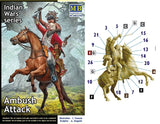 1/35 Indian Wars Ambush Attack: 1 Indian Warrior, 1 British Officer, 1 Horse Model