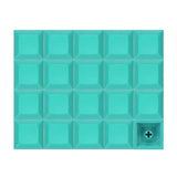 20 Pcs PBT Keycap Set DSA Mechanical Numeric Keypads for Keyboard, Lake Blue Model