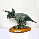 Favorite Triceratops Dinosaur Statue Painted Model Resin Display Bronze Color Model