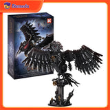 1018PCS Mechanical Raven Building Blocks DIY Model Kit Creative Assembly Set Model