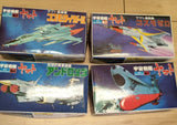 Space Battleship Yamato Cosmo Tiger II Zero Mecha Collection Model Kit SET 4 Model