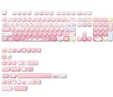 YUNZII Pink Ice Cream Design Dye-Sub PBT Keycap Set Model