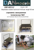 Dan Models 48512 - 1/48 Stepladder Aviation Technical #4(2 Steps),Height 55 mm Model