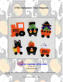 Halloween Train Magnets-Plastic Canvas Pattern or Kit Model